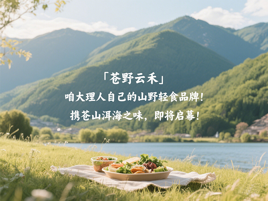 「苍野云禾」咱大理人自己的山野轻食品牌！携苍山洱海之味，即将启幕！