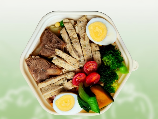 卤牛香茅鸡胸双肉能量碗