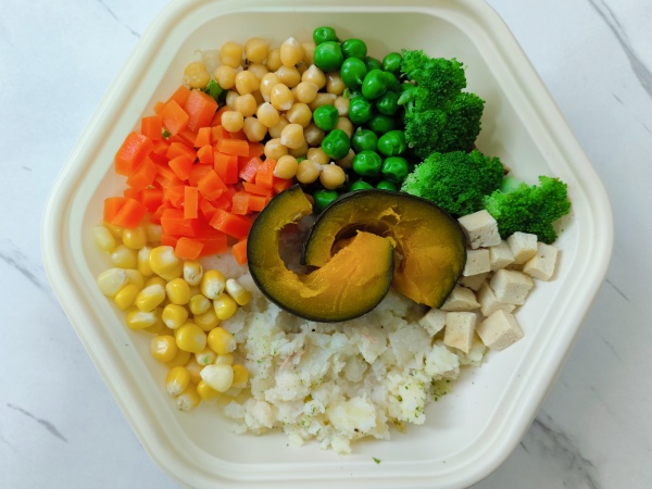 云野清灼鲜蔬沙拉(土豆泥基底)